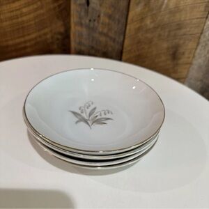 Vintage 1961 Kaysons Fine China Golden Rhapsody Japan Dessert Bowl Set of 4